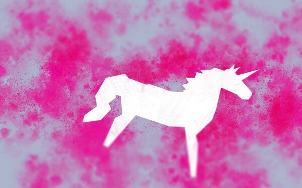 paper unicorn spatter