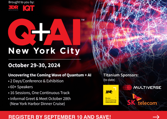 Quantum AI Early Bird Registration Deadline is September 10th quantum banner